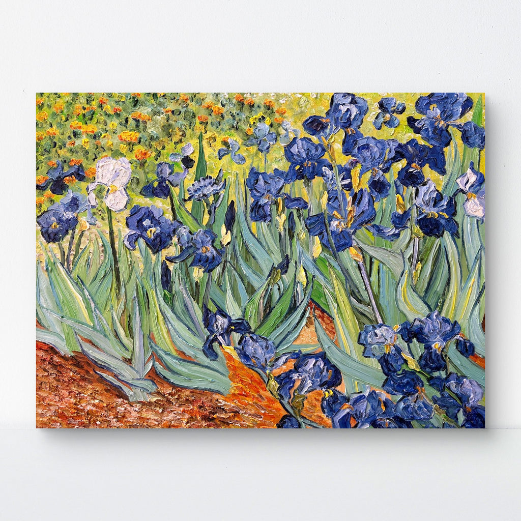 Hand-painted by a senior artist | Van Gogh's Irises