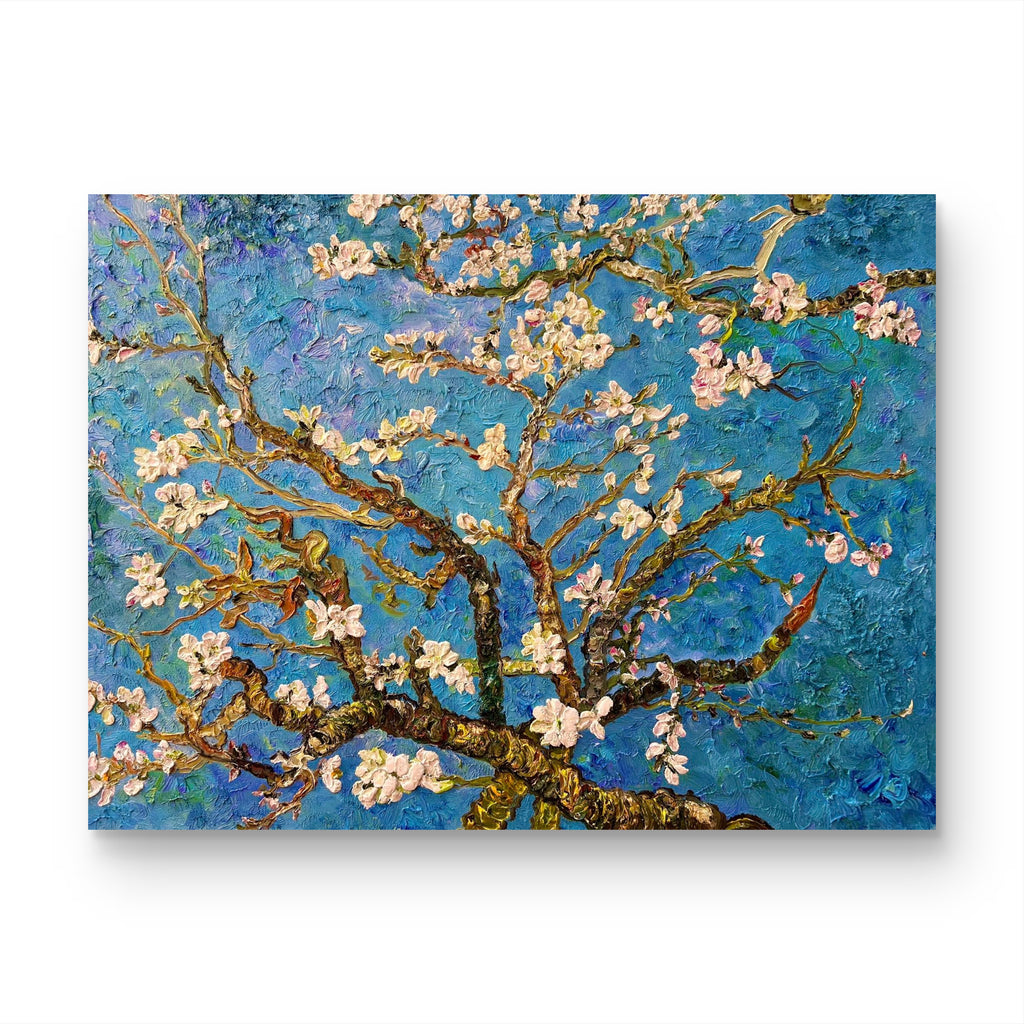 Hand-painted by a senior artist | Van Gogh's Almond Blossoms