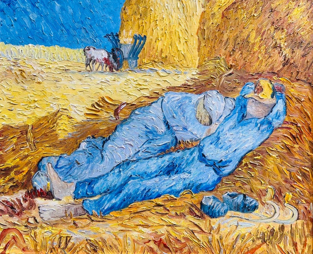 Hand-painted by a senior artist | Van Gogh's The Siesta