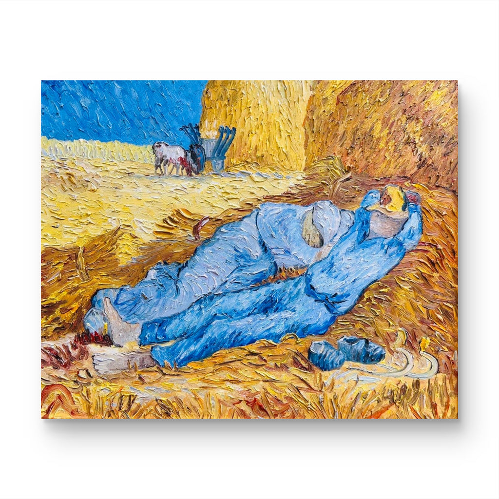Hand-painted by a senior artist | Van Gogh's The Siesta