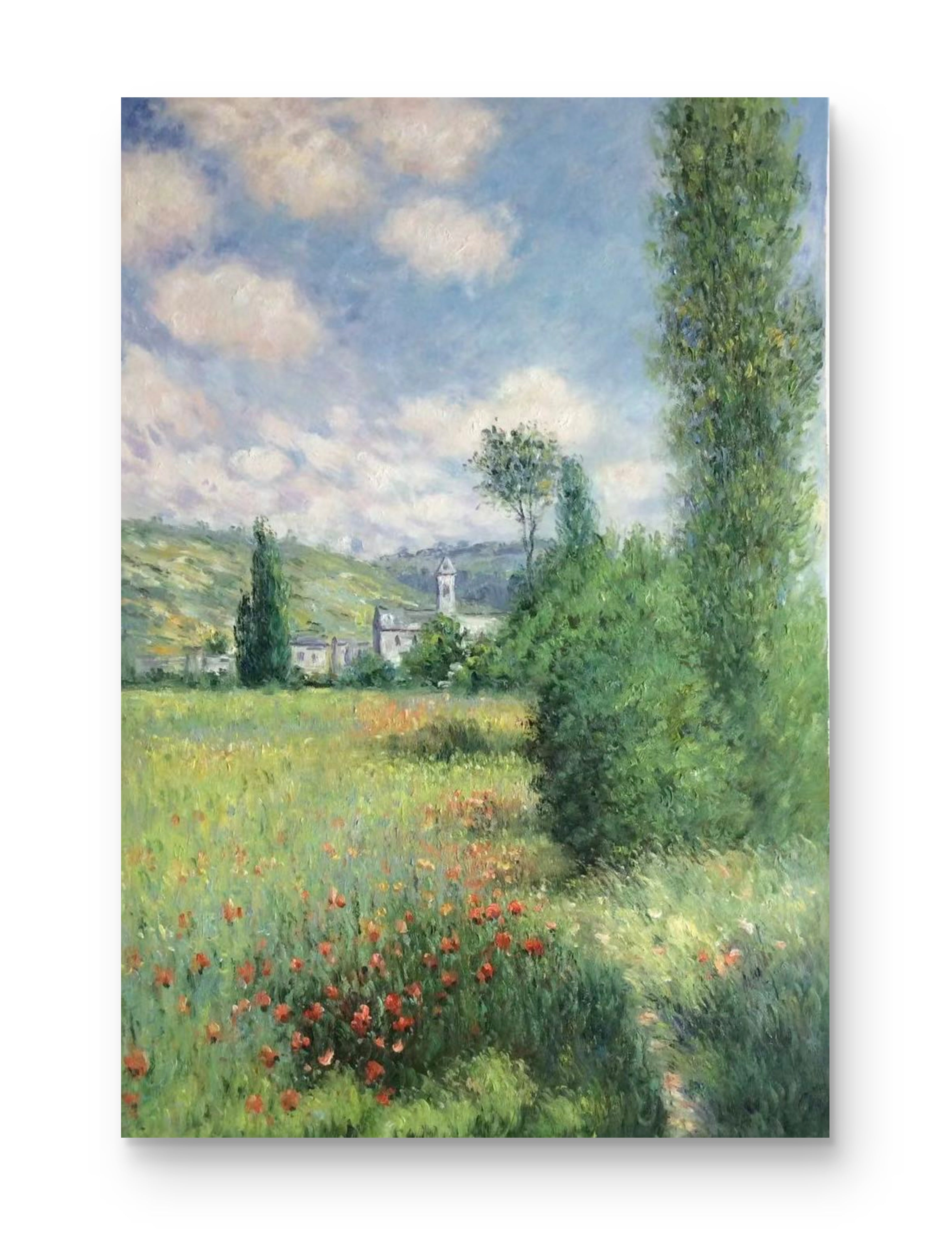 Hand-rendered by a master artist | Monet's The Path to Vétheuil