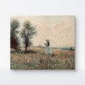 Hand-rendered by a master artist | Monet's Woman Reading in a Field