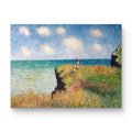 Hand-rendered by a master artist | Monet's Cliff Walk at Pourville
