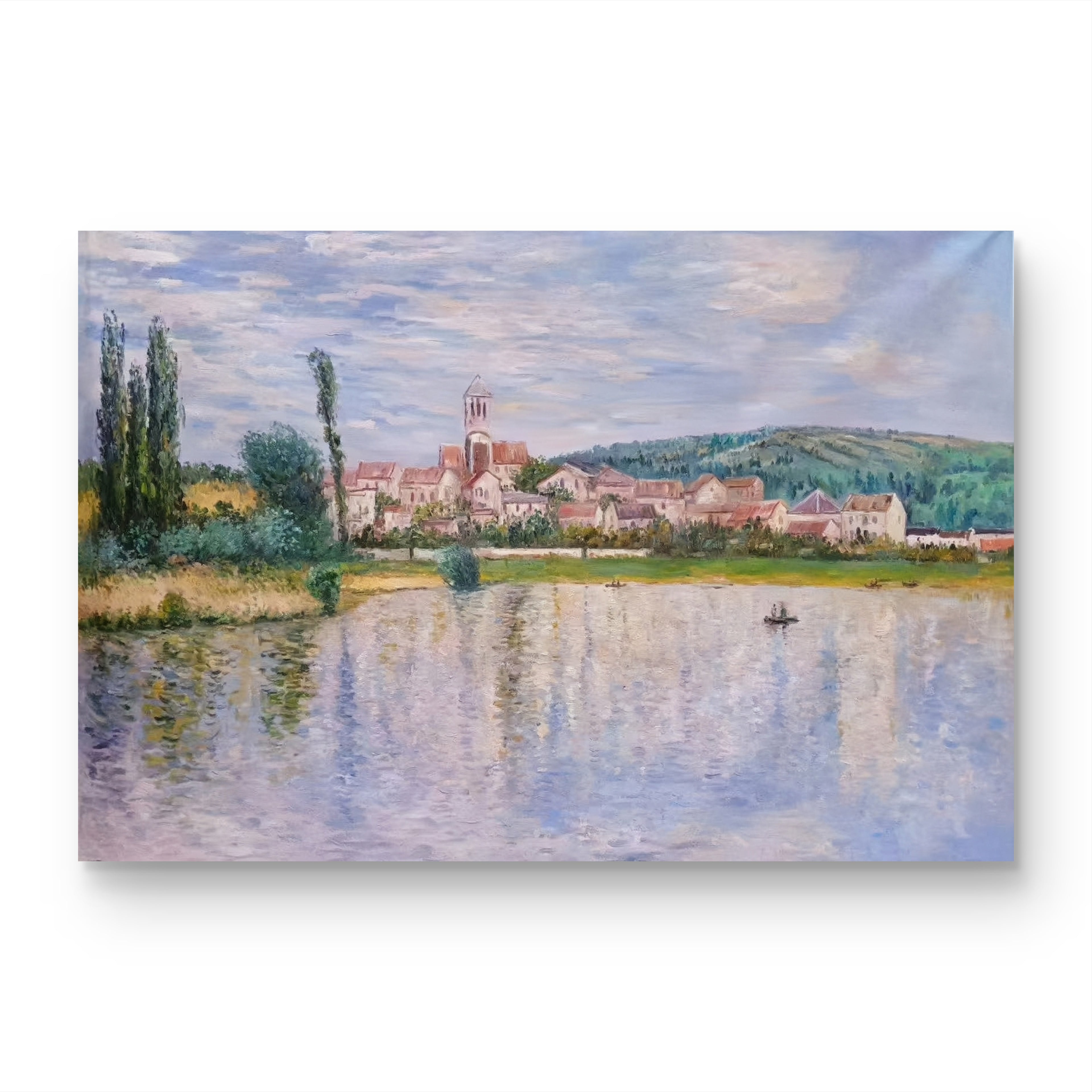 Hand-rendered by a master artist | Monet's Vétheuil in Summer