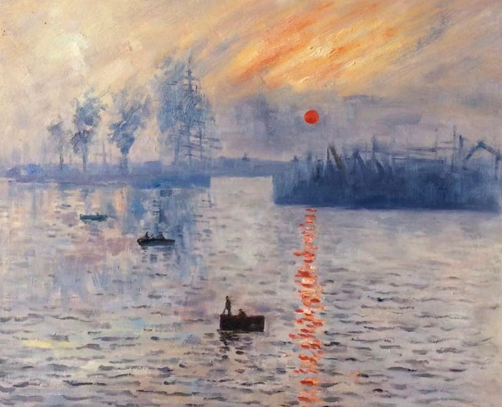Hand-rendered by a master artist | Monet's Impression, Sunrise