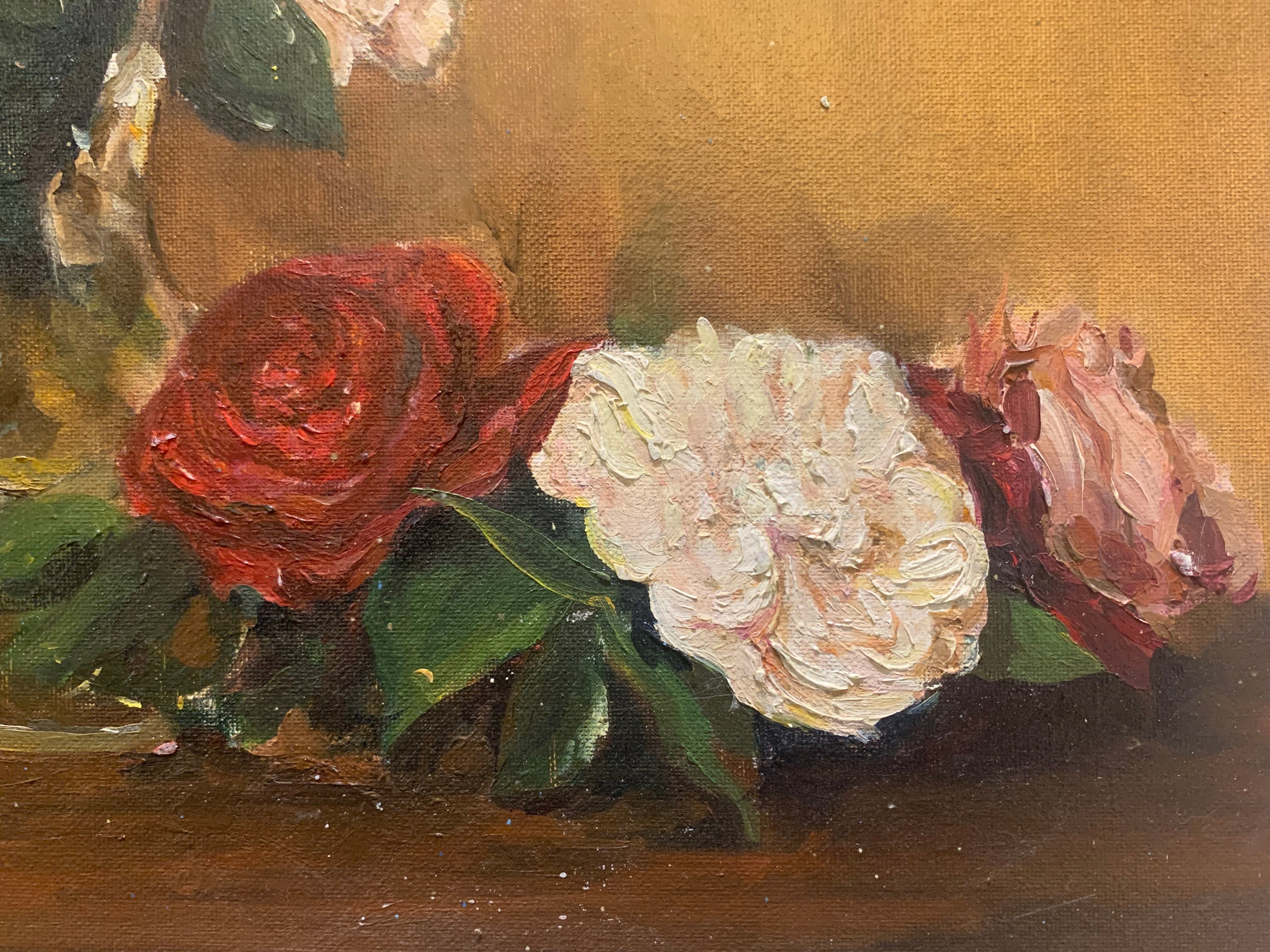 Rose Blossoms | Exquisitely Hand-Painted by Senior Artists