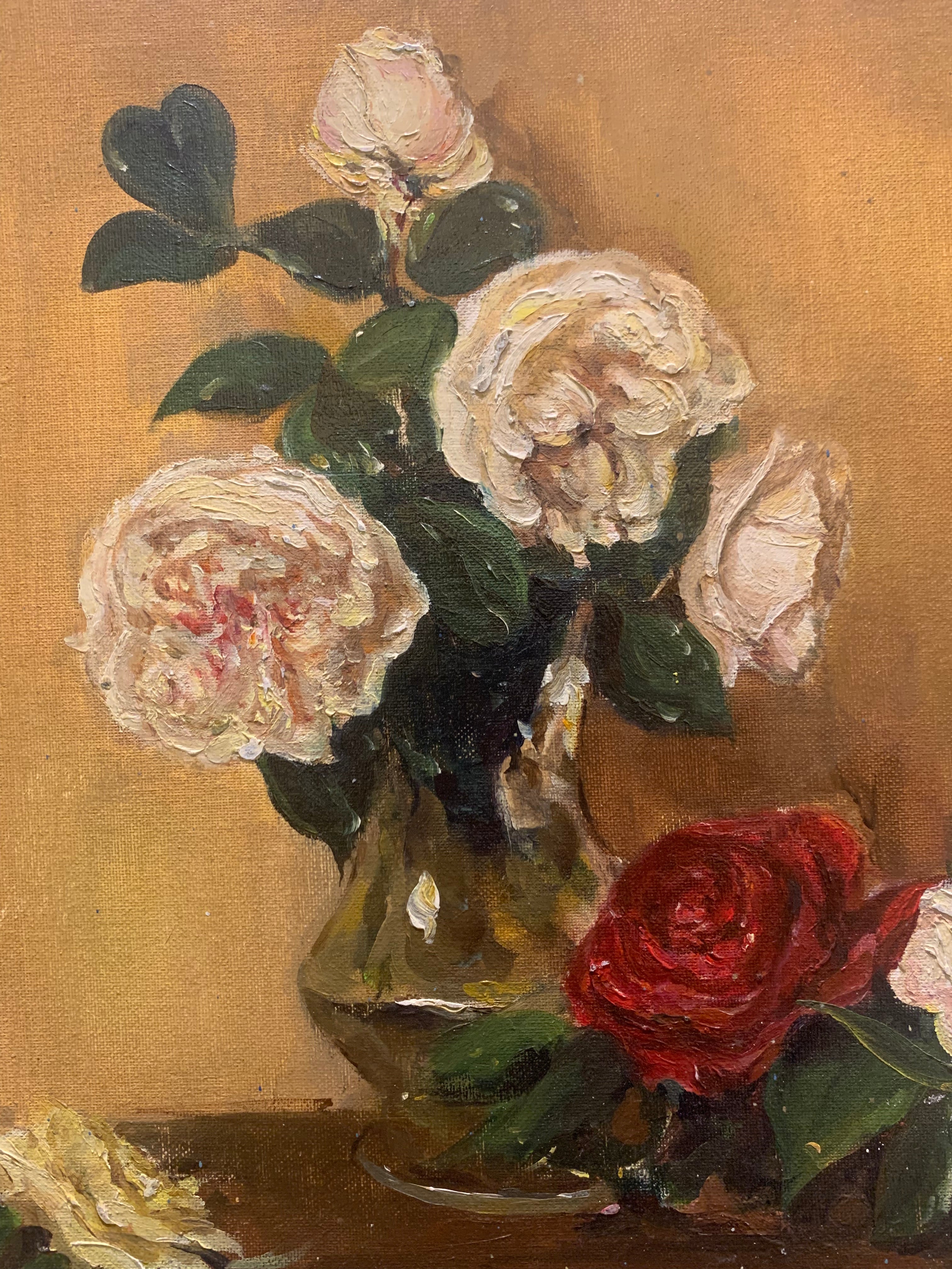 Rose Blossoms | Exquisitely Hand-Painted by Senior Artists