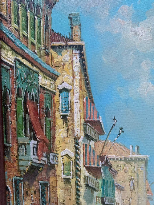 City on Water — Exquisitely Hand‑Painted by Master Artists