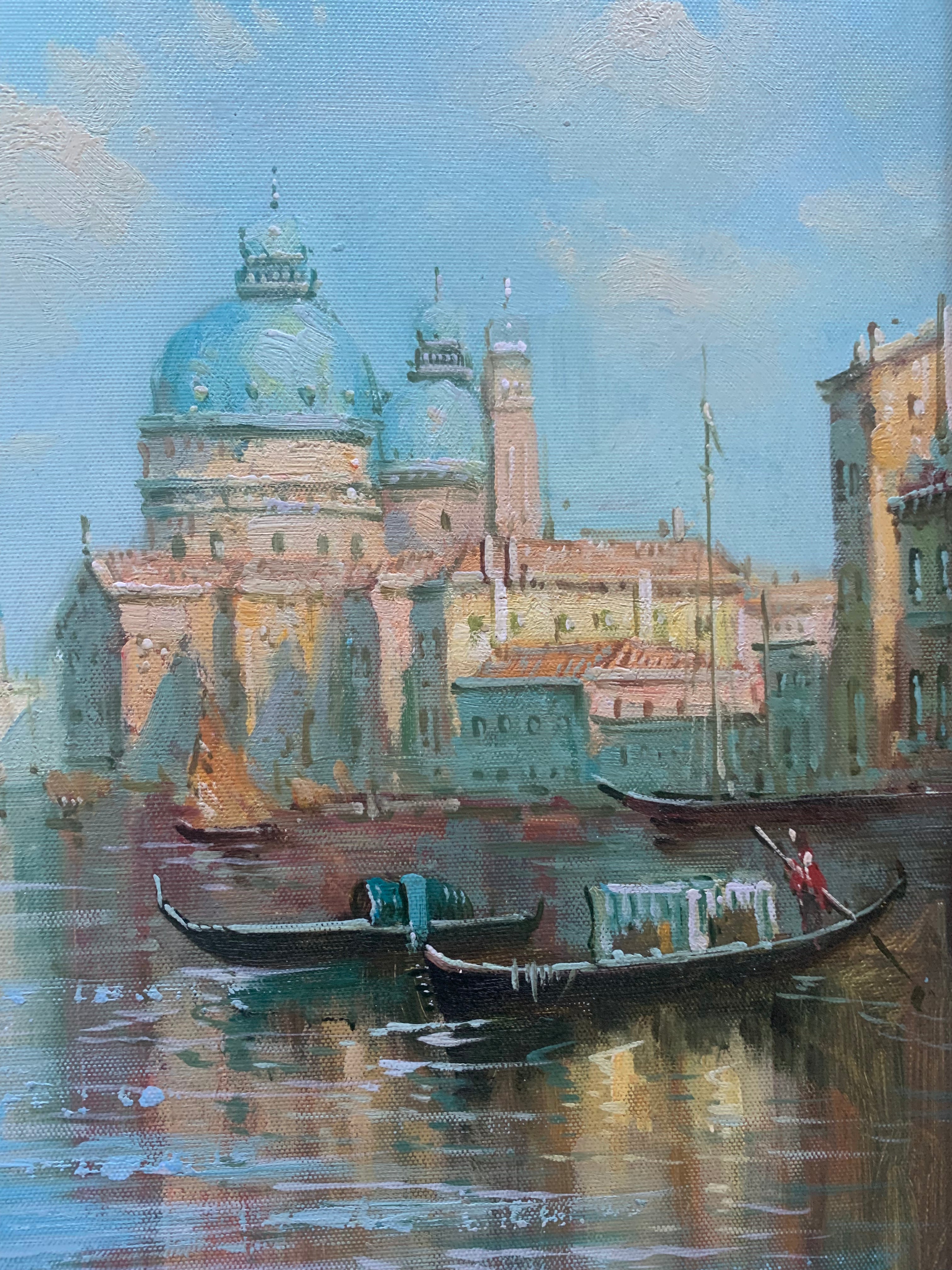 City on Water — Exquisitely Hand‑Painted by Master Artists