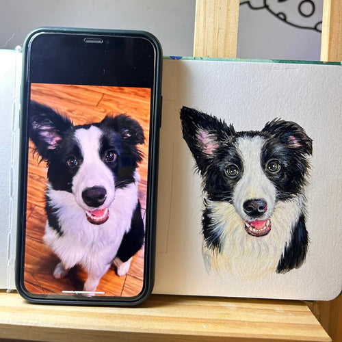 Custom Pet Watercolor | Original Portrait