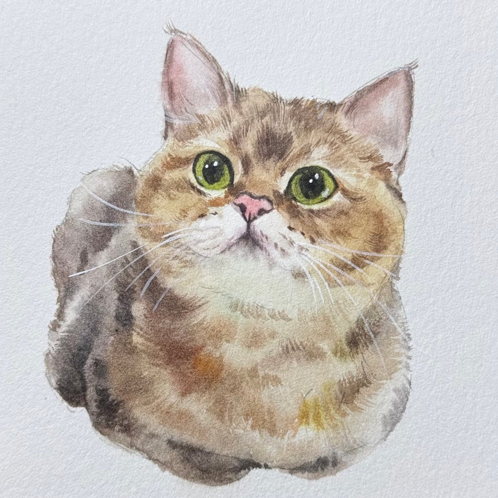 Custom Pet Watercolor | Original Portrait