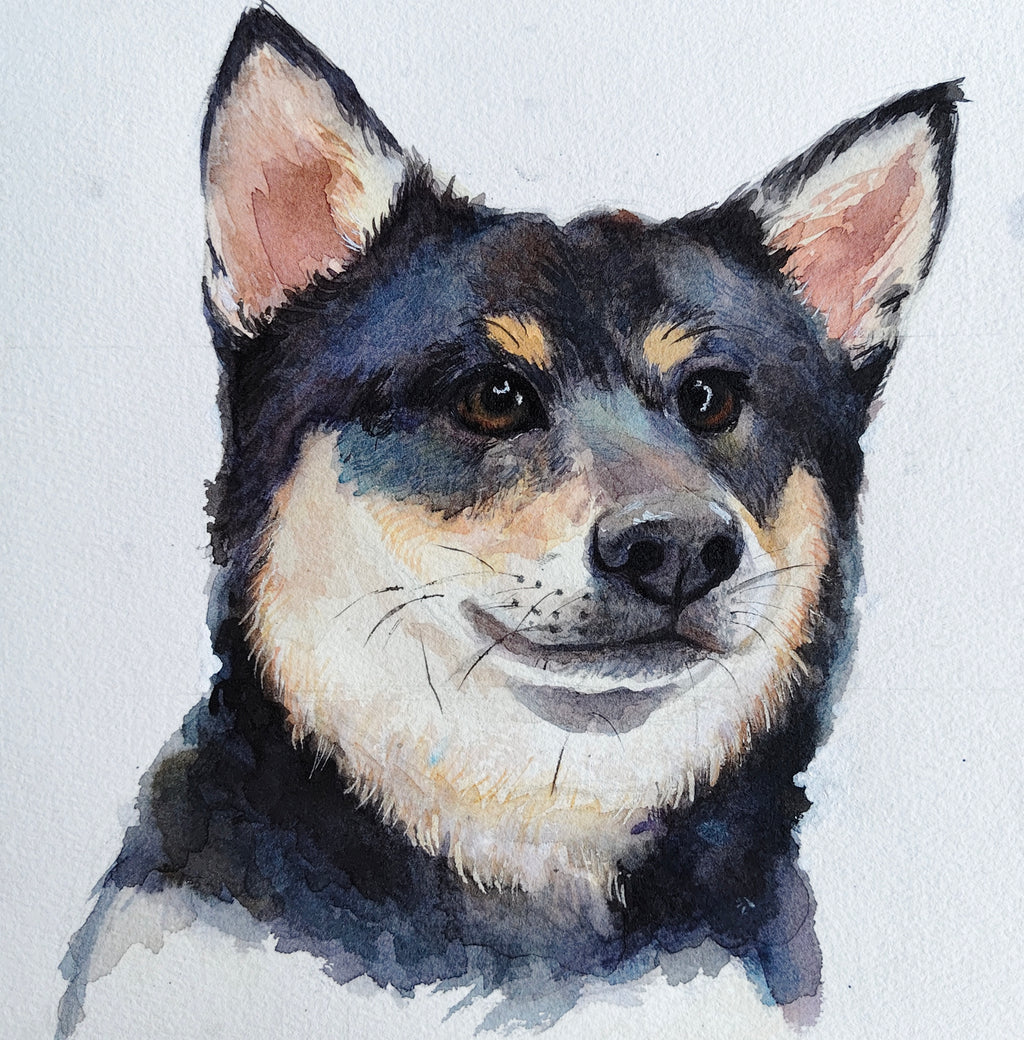 Custom Pet Watercolor | Original Portrait