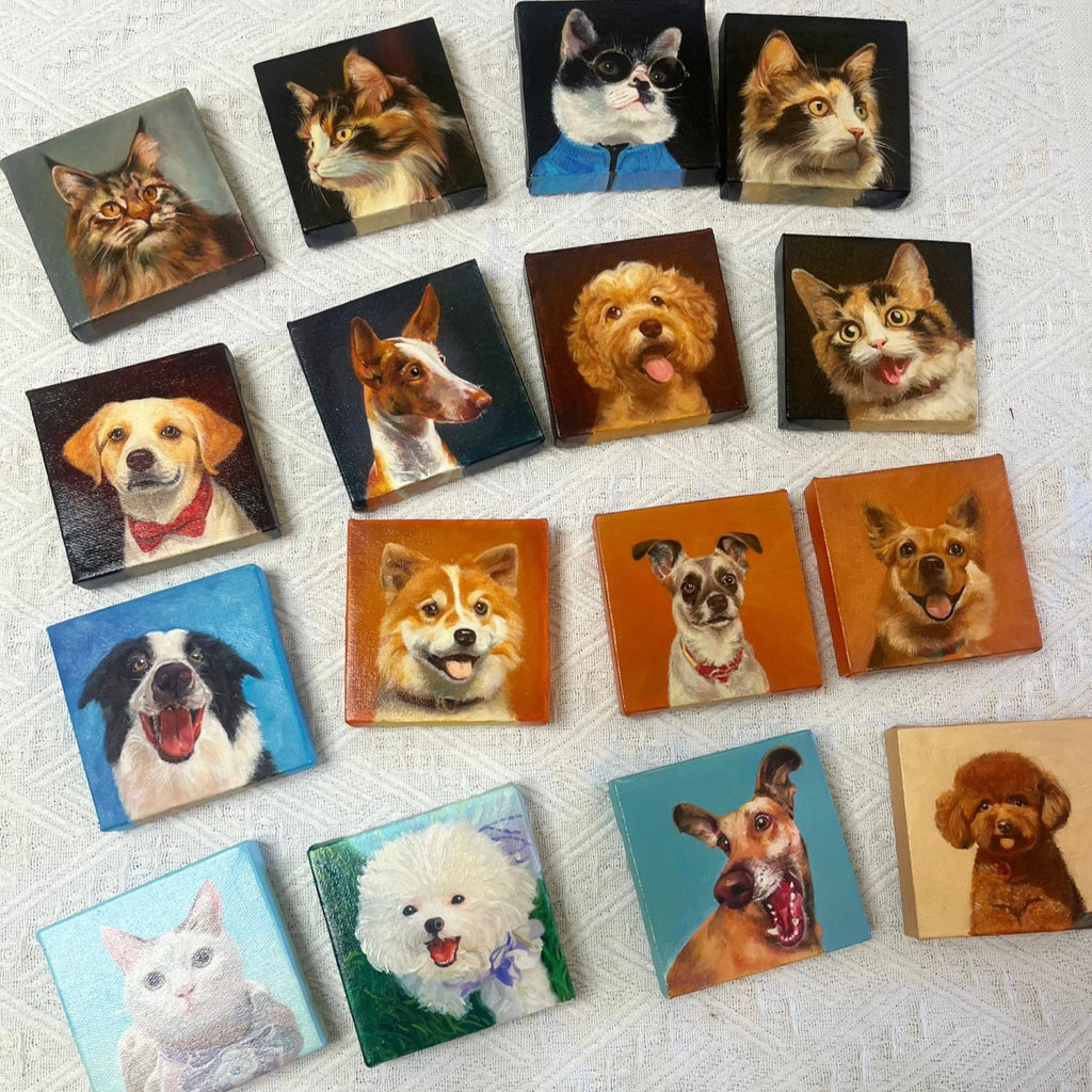 Oil Painting Custom｜Pet Portrait Original