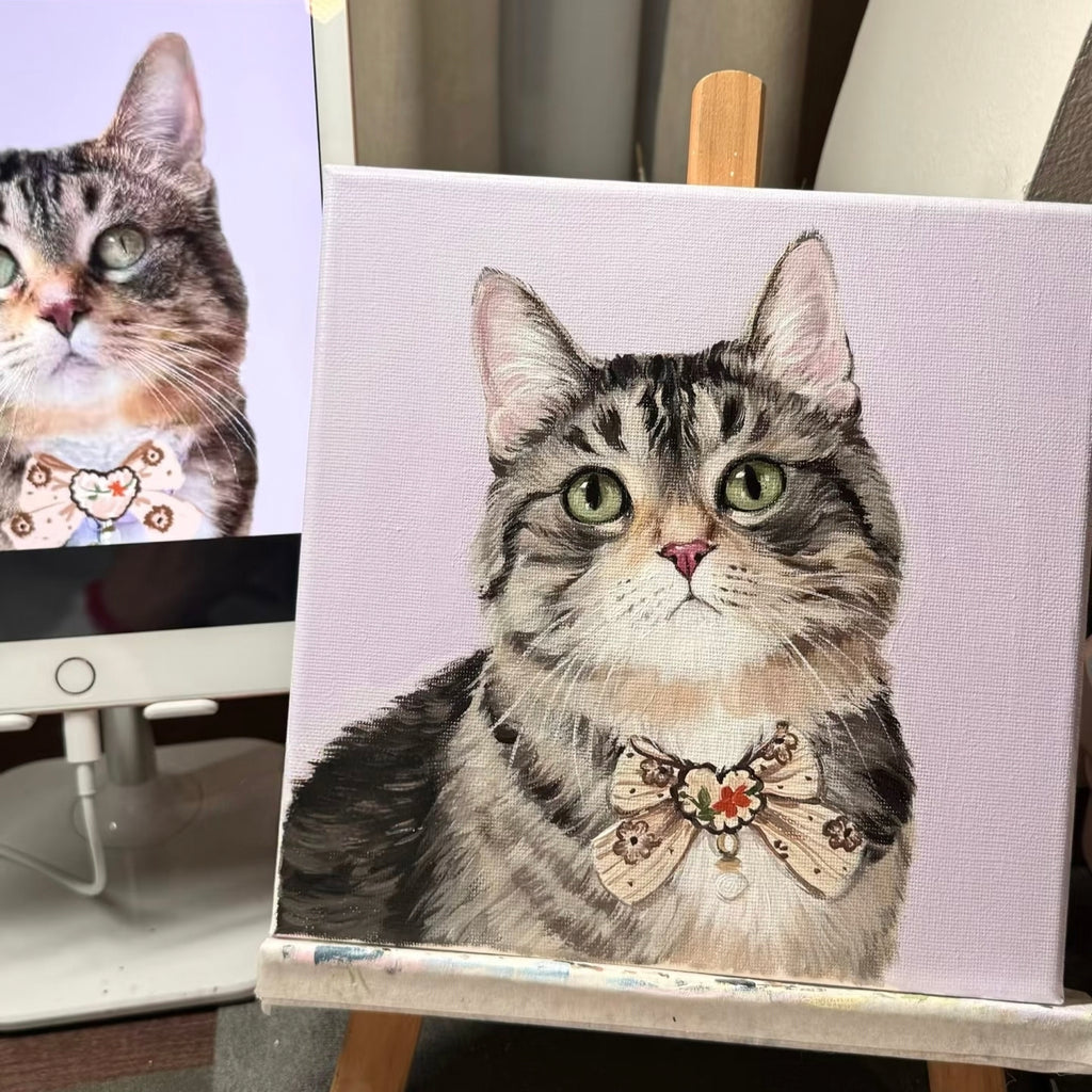 Oil Painting Custom｜Pet Portrait Original