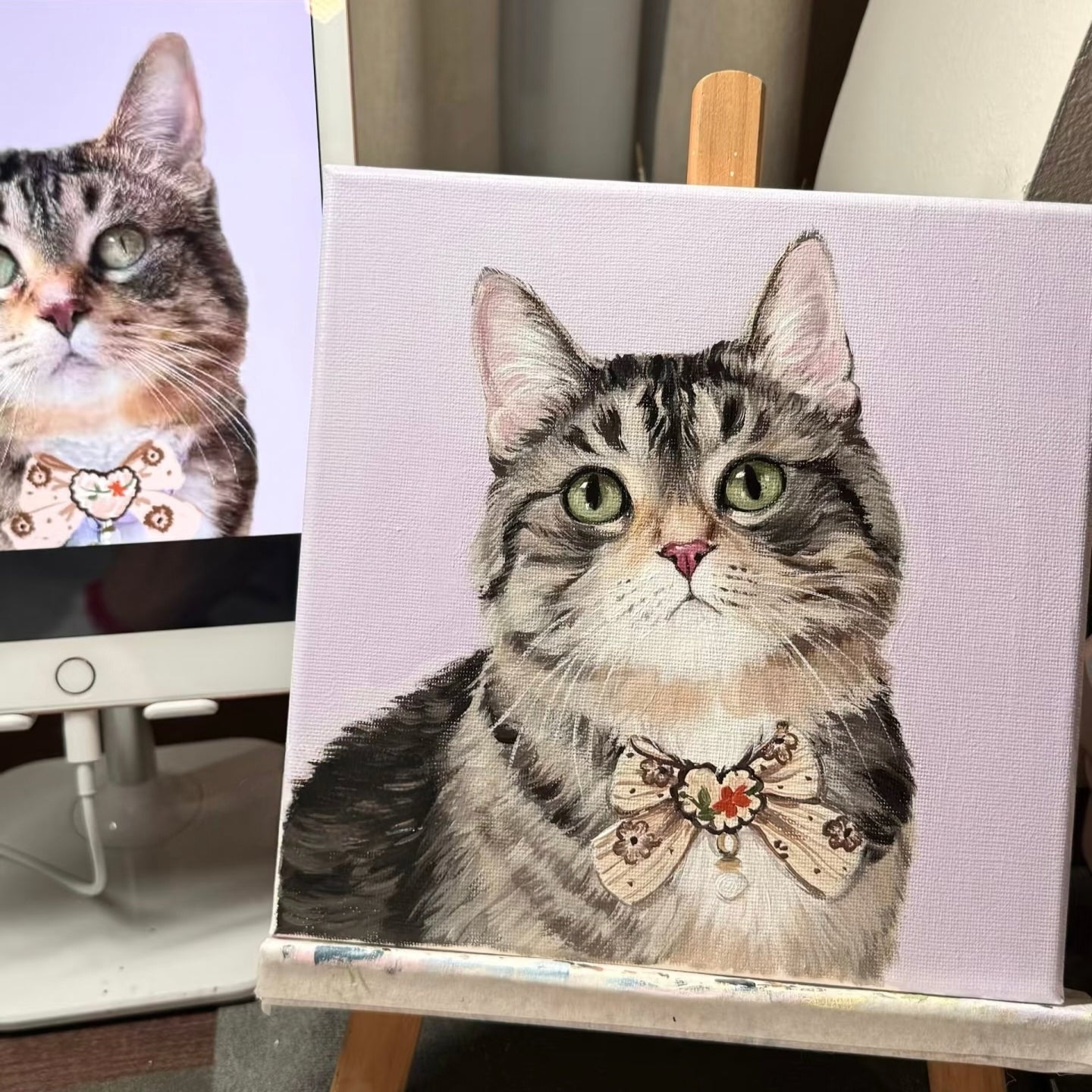 Oil Painting Custom｜Pet Portrait Original